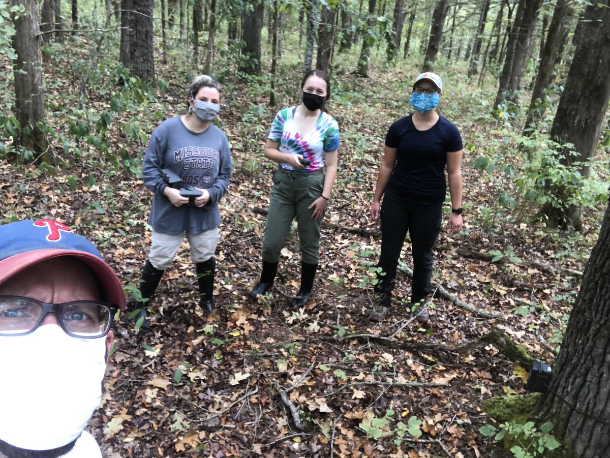 Set up cameras at Bull Shoals Field Station on Saturday for #snapshotusa and excited to see what we get this year!