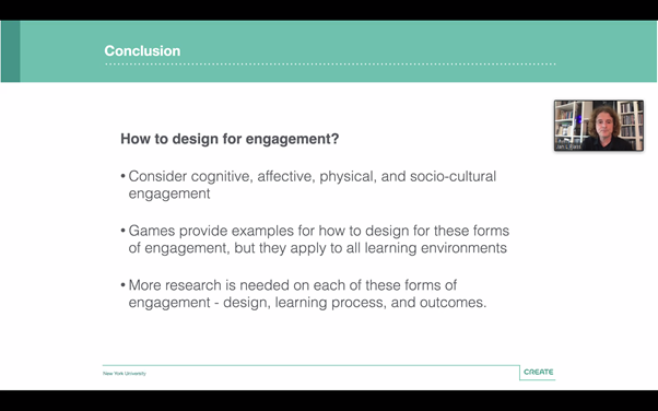 gesavdb's tweet photo. Earli #sig2 conference ended today with a keynote by @janplass, on games as inspiration how to influence learners' affective, physical, and socio-cultural engagement. If activities serve function supporting learning, these can enhance cognitive engagement and learning outcomes https://t.co/KuW7qJoemj