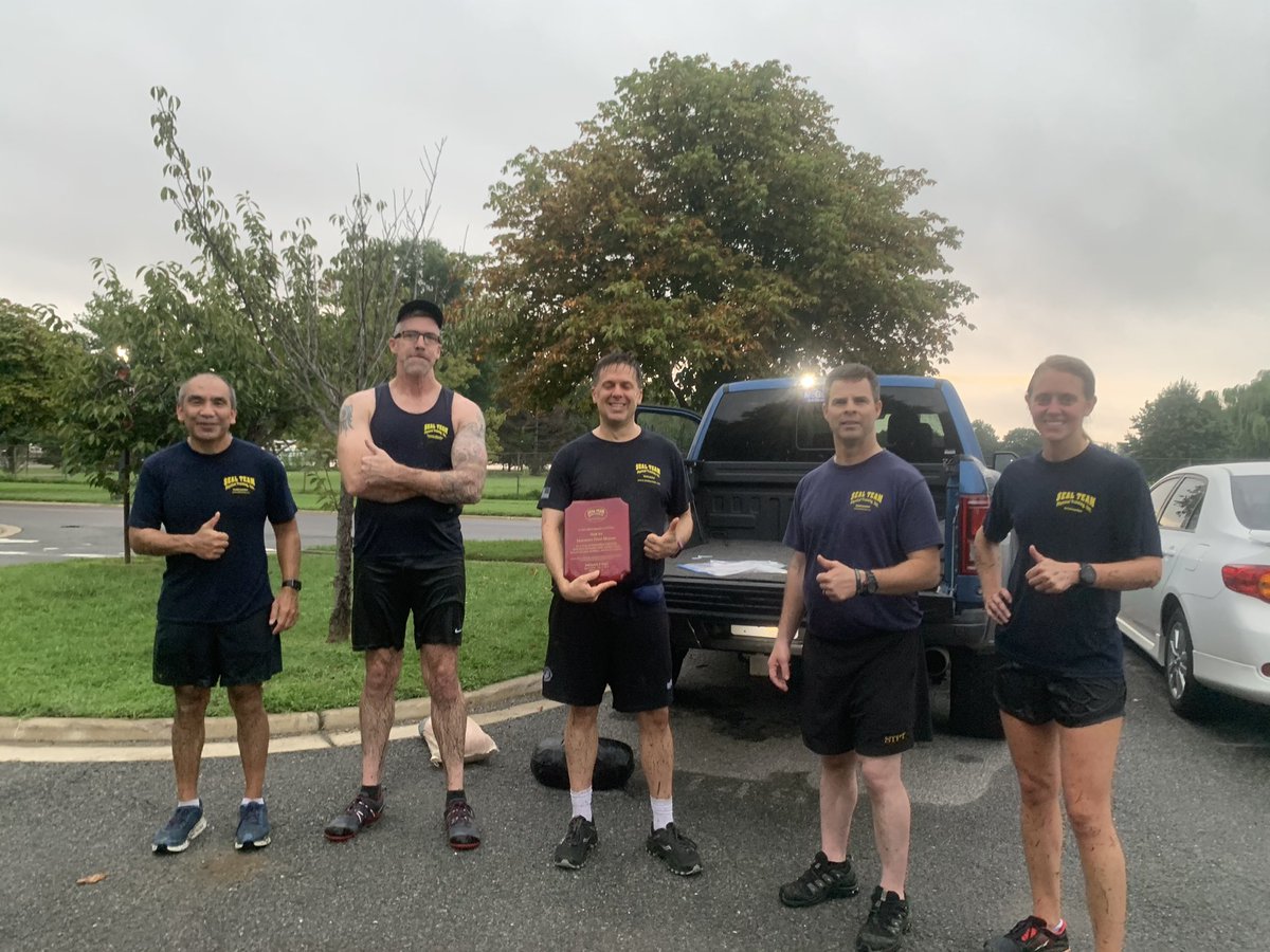 Hooyah <a href="/SEALTeamPT/">SEALTeamPT</a> DC Instructor Drew Moreau! Thank you for your outstanding leadership, dedication, and loyalty while helping others become stronger healthier and more confident. We have the best Fitness Instructors and Fitness Members! #fitnessmotivation #fitness #navyseals