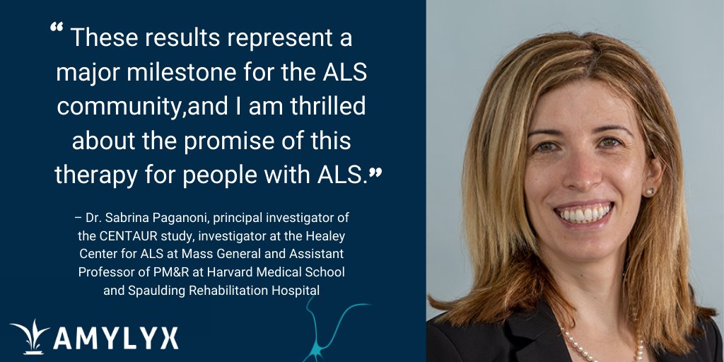 AmylyxPharma's tweet image. We are excited to share the full results from our Phase 2/3 CENTAUR trial with the #ALS community in @NEJM. The data are a landmark for those living with the disease and we are looking forward to pursuing next steps for AMX0035. bwnews.pr/32OuM5j