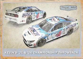 KevinHarvick's tweet photo. Thanks @BuschBeer for the nod to my 2001 and 2006 Busch Series Championships to start the 2020 #NASCARPlayoffs this weekend at @TooToughToTame. #TBT https://t.co/5hAFMmPB9z