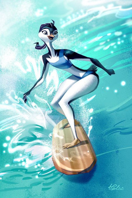 My version of Lani from "Surf's up. #holivi. 