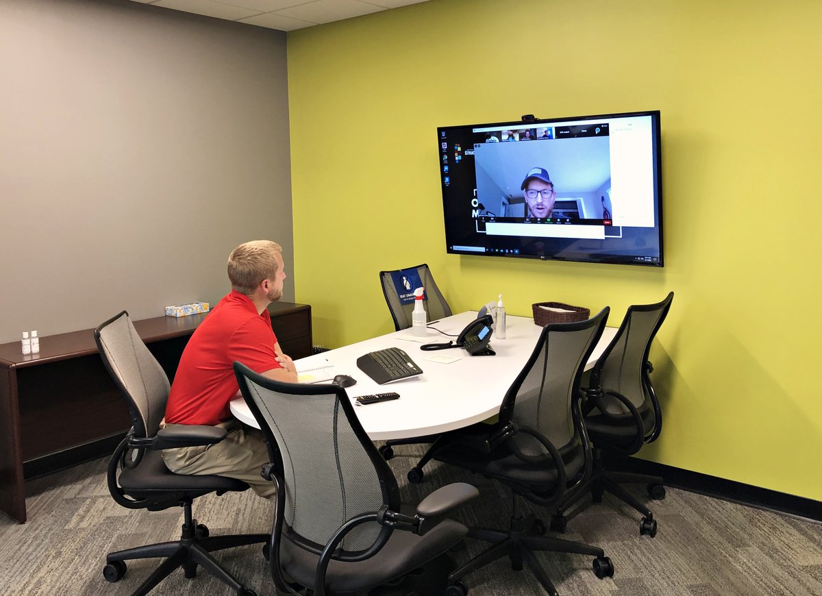 COVID may keep us from being able to visit classrooms, but we are still connecting with students virtually! Tanner McKinney, PE recently hosted a Q&amp;A session via Zoom with students from <a href="/PurduePolyHS/">PurduePolytechnicHS</a>. Questions about funding and design were addressed.  Way to go, everyone!