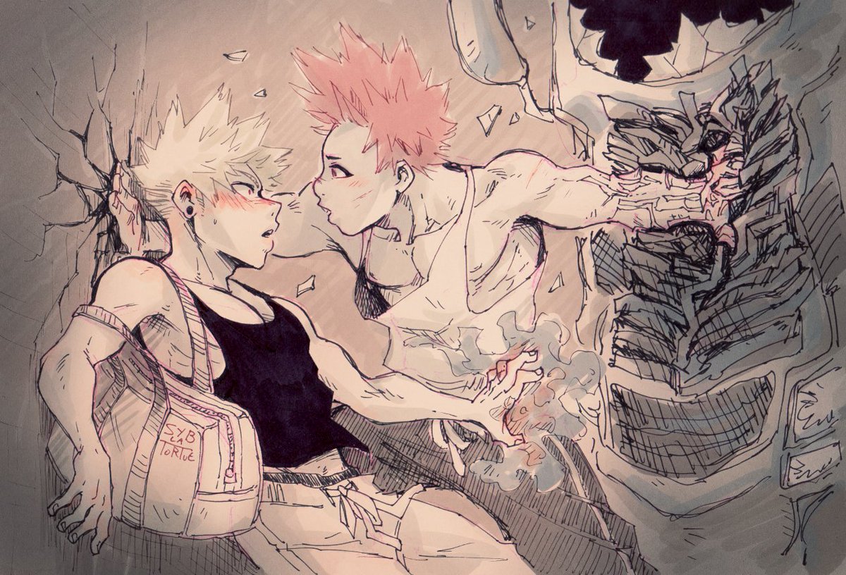 2K. repeat1. bday gift for Wick, who wanted Bakugou to have an 'oh no ...