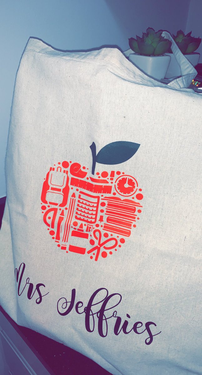 MrsJeffriesUSW's tweet photo. My bag is all ready to go for the morning where I will meet my new class for the first time as I begin my NQT journey. Never been so excited in my life but so so nervous at the same time 😬🙈 Lets do this 💪🏼🍎🥰 https://t.co/qhbMKuuHV8