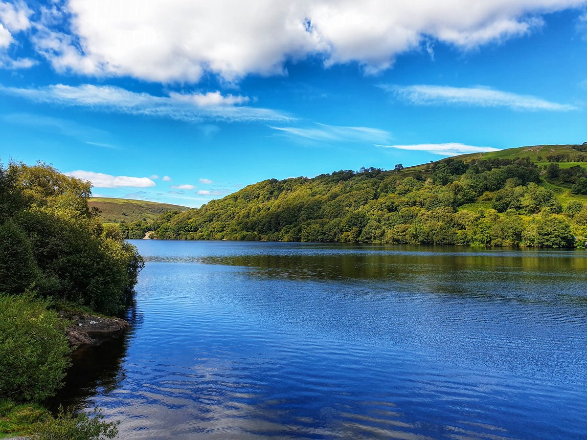 Pen-y-Garreg reservoir.