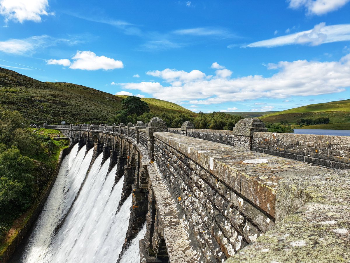 Craig Goch dam, opened in 1904.