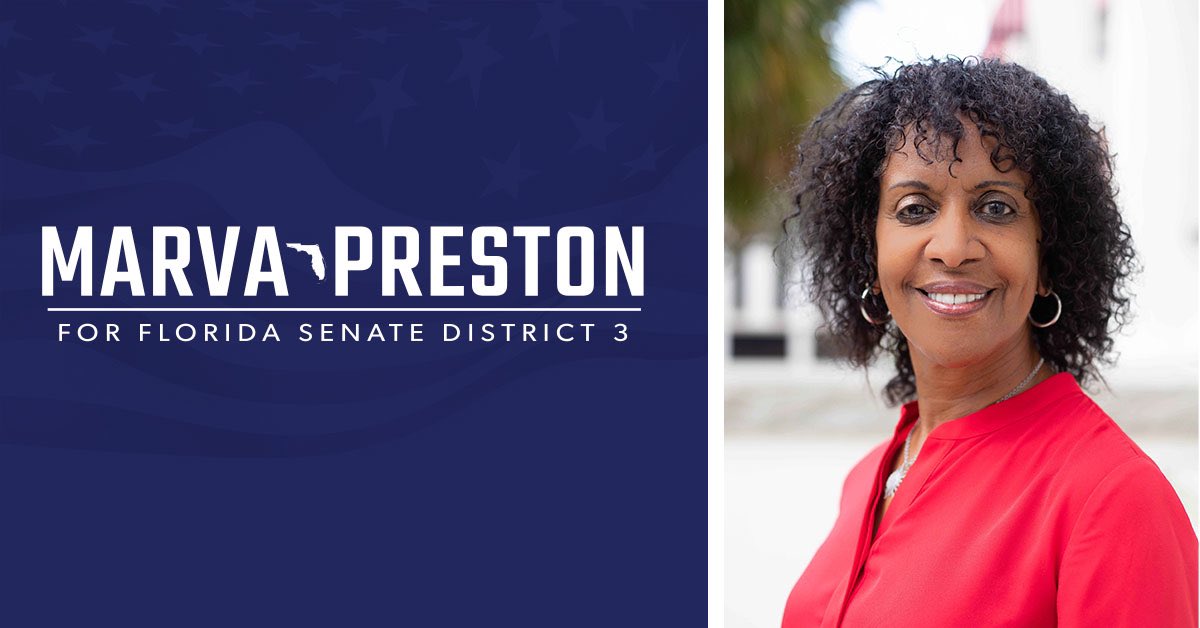 CapitalCityGOP's tweet photo. Thank you to our wonderful State Senate candidate @MarvaPreston14 for speaking to us today! We wish you the best of luck in November! https://t.co/n1ZBKBld3y