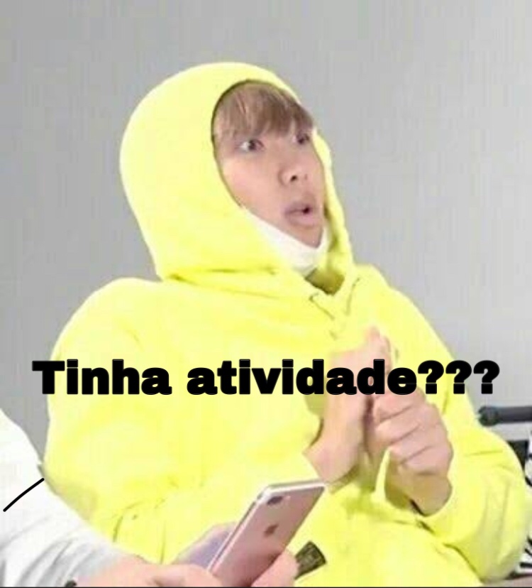 memebangtan1's tweet photo. *aula online*
Professor:
- Essa atividade é para entregar no final da aula porque vale nota

 Eu durante a aula/ No final da aula https://t.co/a4Gz0yssxM