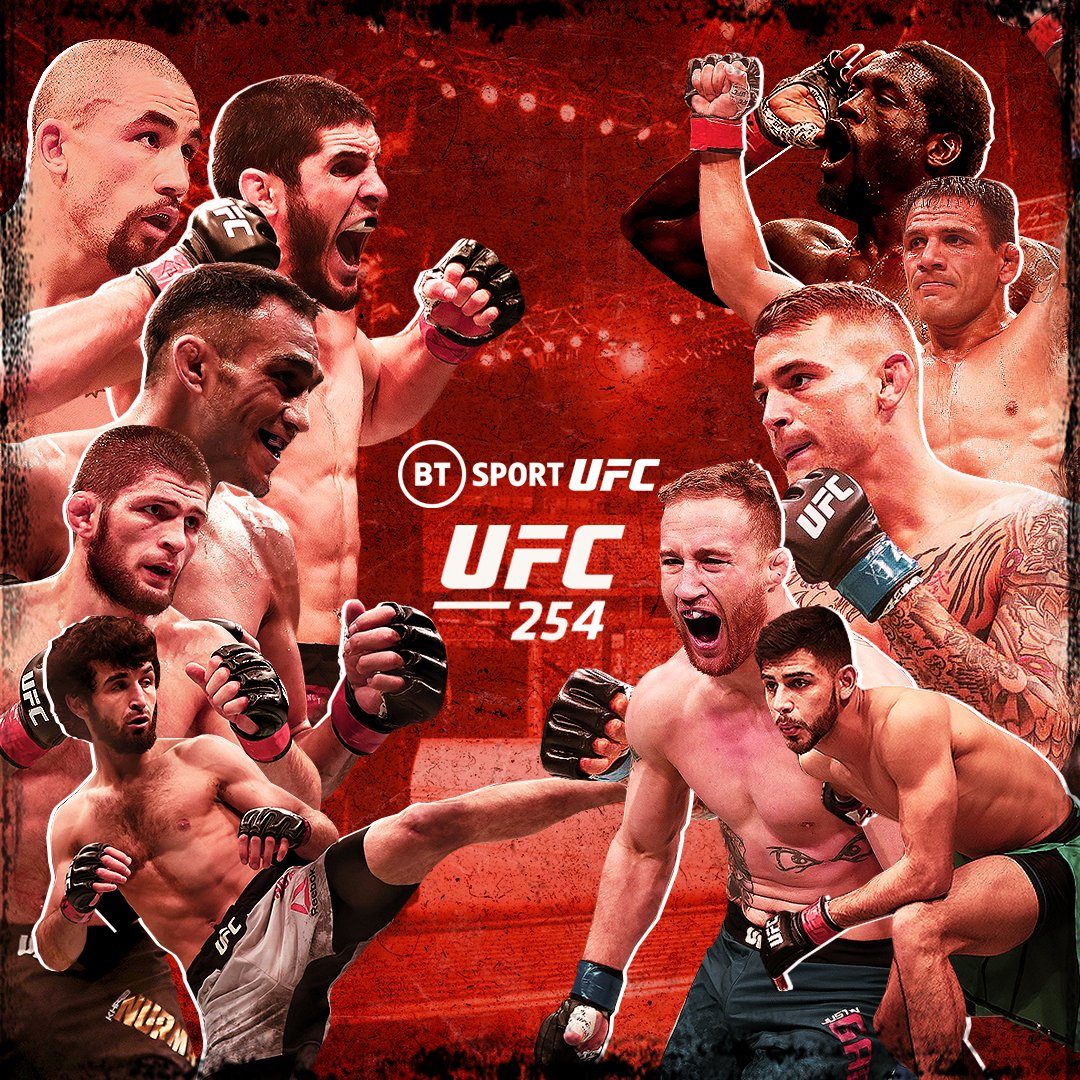 ufcontnt's tweet photo. As main cards go, #UFC254 is right up there 🔥 https://t.co/0O0sClekaX