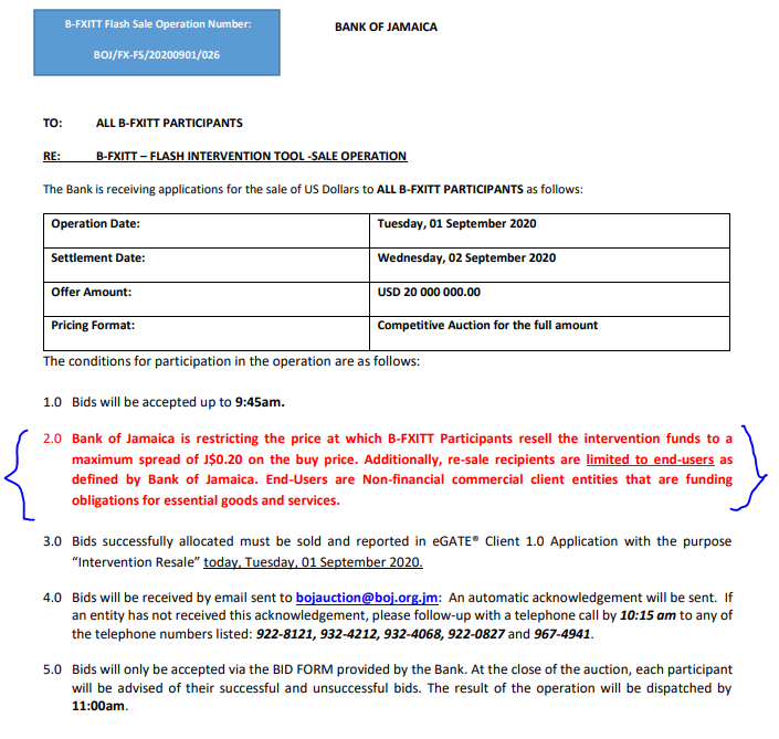 To further combat speculation, they also began including provisions in the auction terms that specified that the funds have to go to 'End-Users'. More recently (since the crisis I believe), they included a limit on the spread (difference between their buy and sell price).