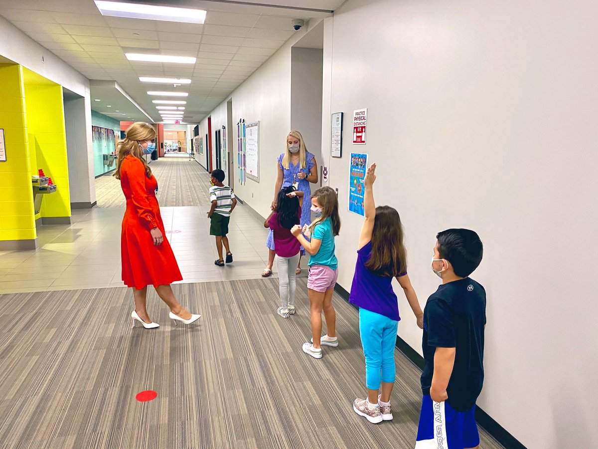 What a wonderful morning! My heart is full after seeing our students during our final simulation before the official first day! THANK YOU to all of our amazing teachers and support staff for all of your courageous efforts! You all are heroes &amp; I am so proud of our  #KleinFamily!