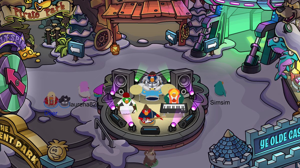 DeerNCP's tweet photo. day two of the @NewCIubPenguin fair party and im having a blast :) can't wait for the new unlockable stuff tomorrow ! everyone saving their tix? i am :p https://t.co/0zcgGrZKgs