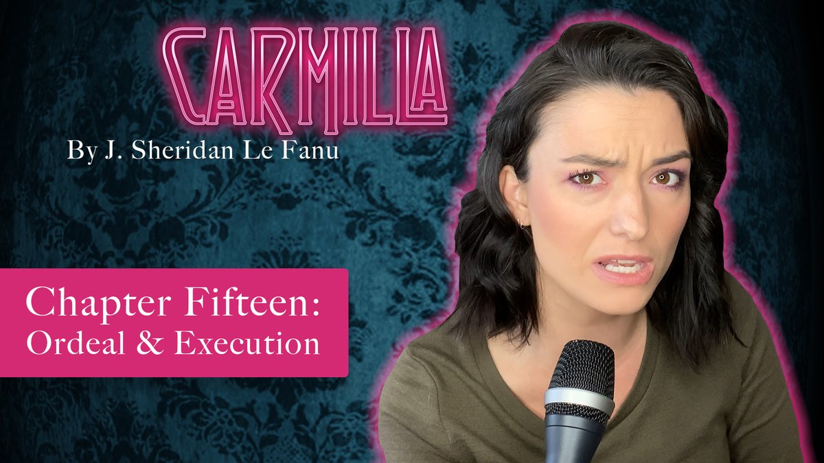 carmillaseries's tweet photo. We've come so far... And now it's time for the second last chapter of the #Carmilla novella! 😱😱😱

How will Carmilla seal her fate? 📜

Watch @natvanlis read Chapter 15 now!

https://t.co/MgHZG2rzoz
https://t.co/MgHZG2rzoz
https://t.co/MgHZG2rzoz https://t.co/lHJLxrvbHF