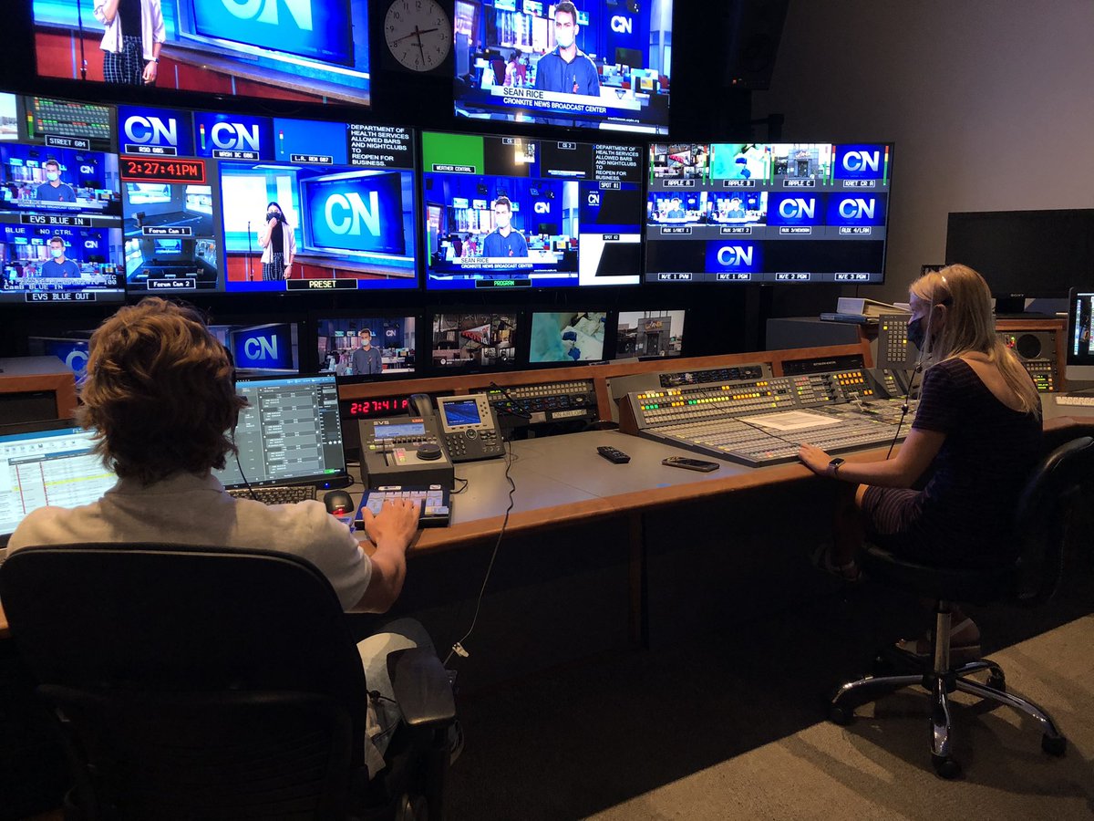 TVProdLab's tweet image. @TVProdLab is back! Busily rehearsing for our @cronkitenews debut, 9/14 on @arizonapbs !