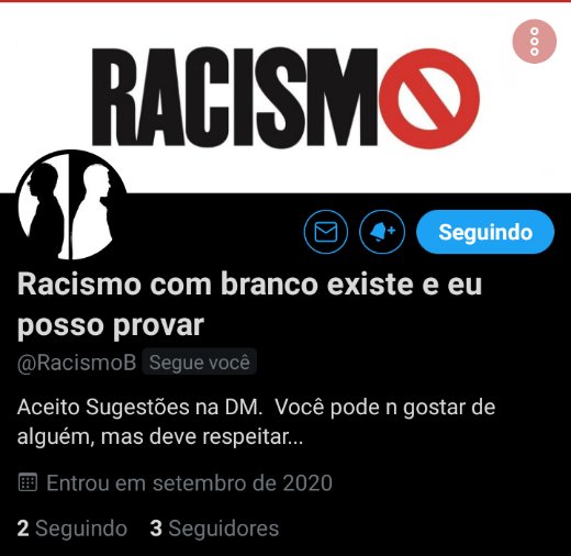FakeEquality's tweet image. Pessoal, tem aqui uma page bem parecida com a minha p vcs darem moral
O adm é gente fina e parece bem preparado kkk
@RacismoB