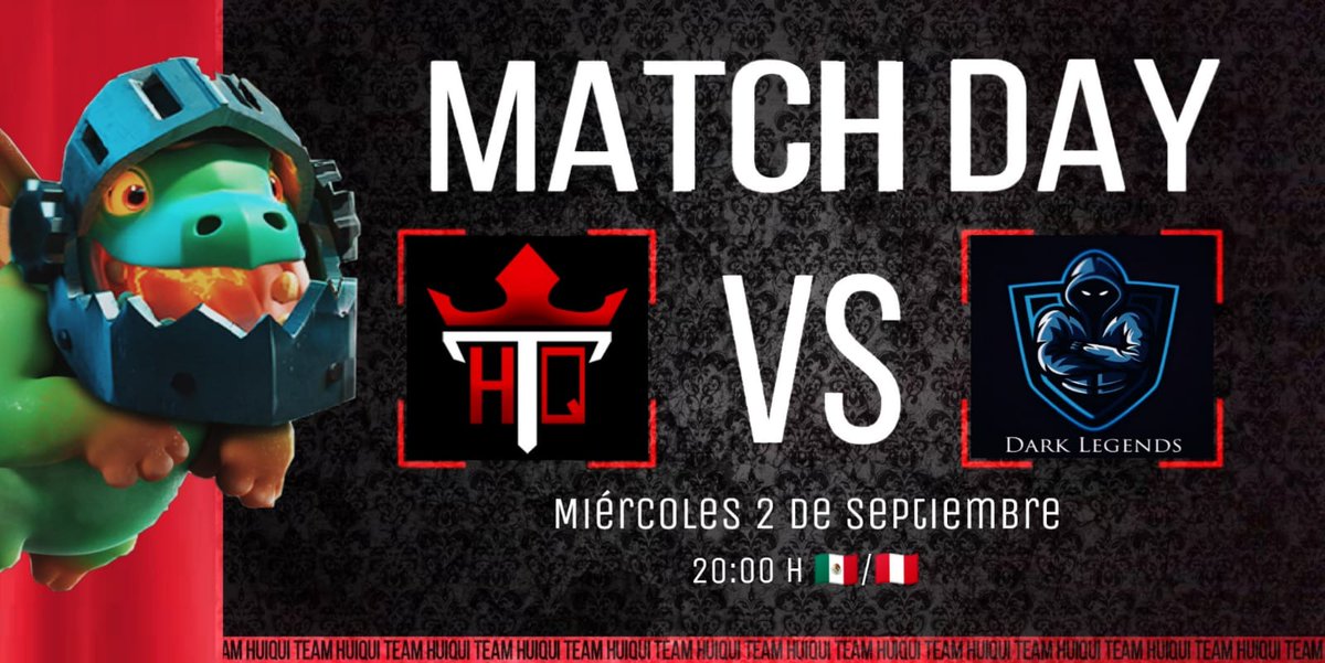 [#THQ #ClashRoyale]

🛡️MATCH DAY🛡️

Disputando la última jornada de fase de grupos 🔥
A por la clasificación a la siguiente fase.

🏆| <a href="/ArgentinaTeam__/">LIGA PORO</a>
🆚| <a href="/Guerra05Sinx/">Dark Legends Clan</a>
📈| Fase de grupos (Fecha 3)
👮| <a href="/wichillo3/">F/A wichillo3</a>

#GoHuiQui
#SimplementeDiferentes