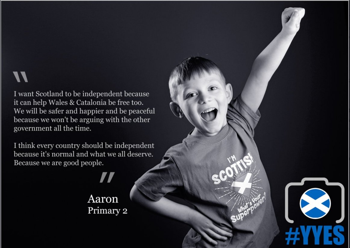 Are we meant to believe that a child of 6 knows about politics in Catalonia?

Whoever is politicising these kids should be getting investigated by the relevant authorities.