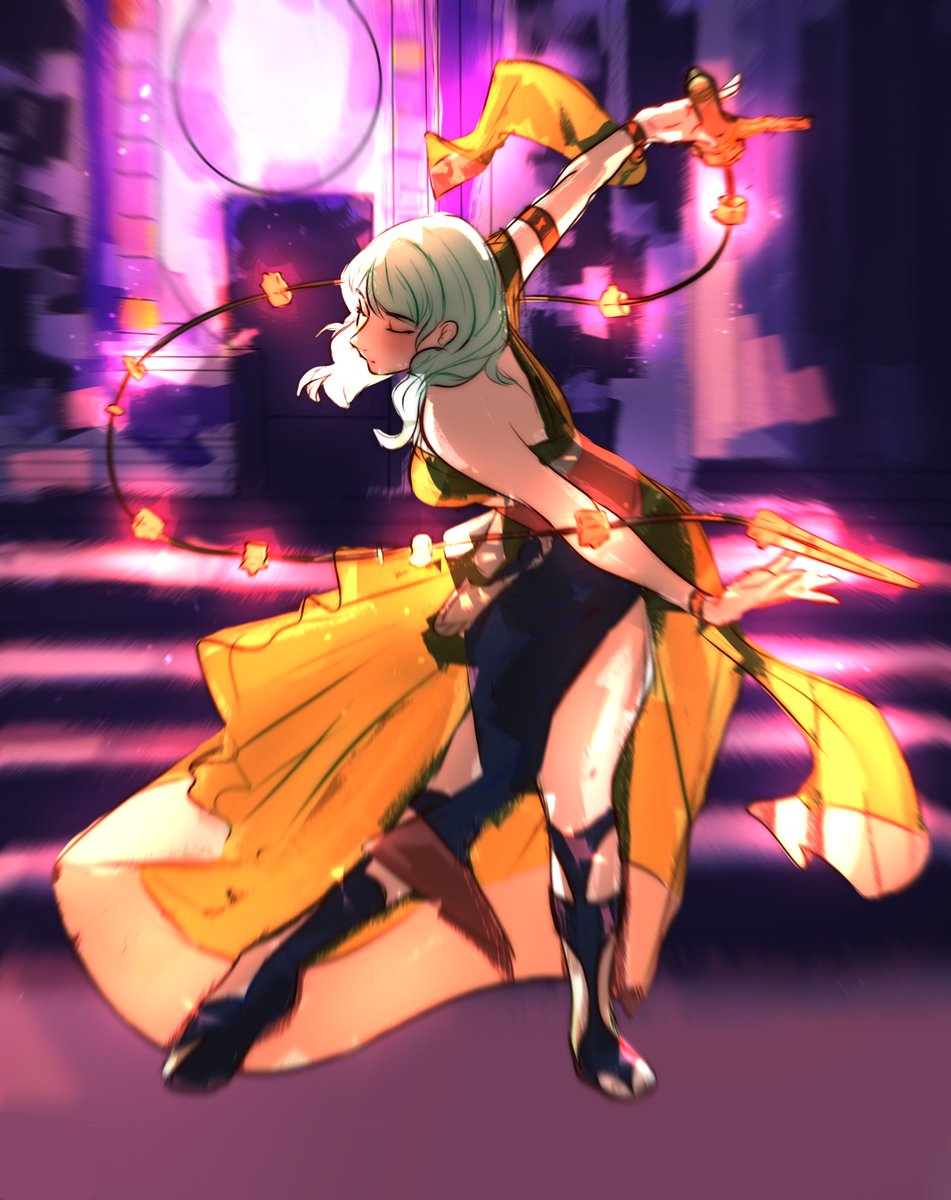 I got the DLC and immediately put Byleth in the dancer costume. 