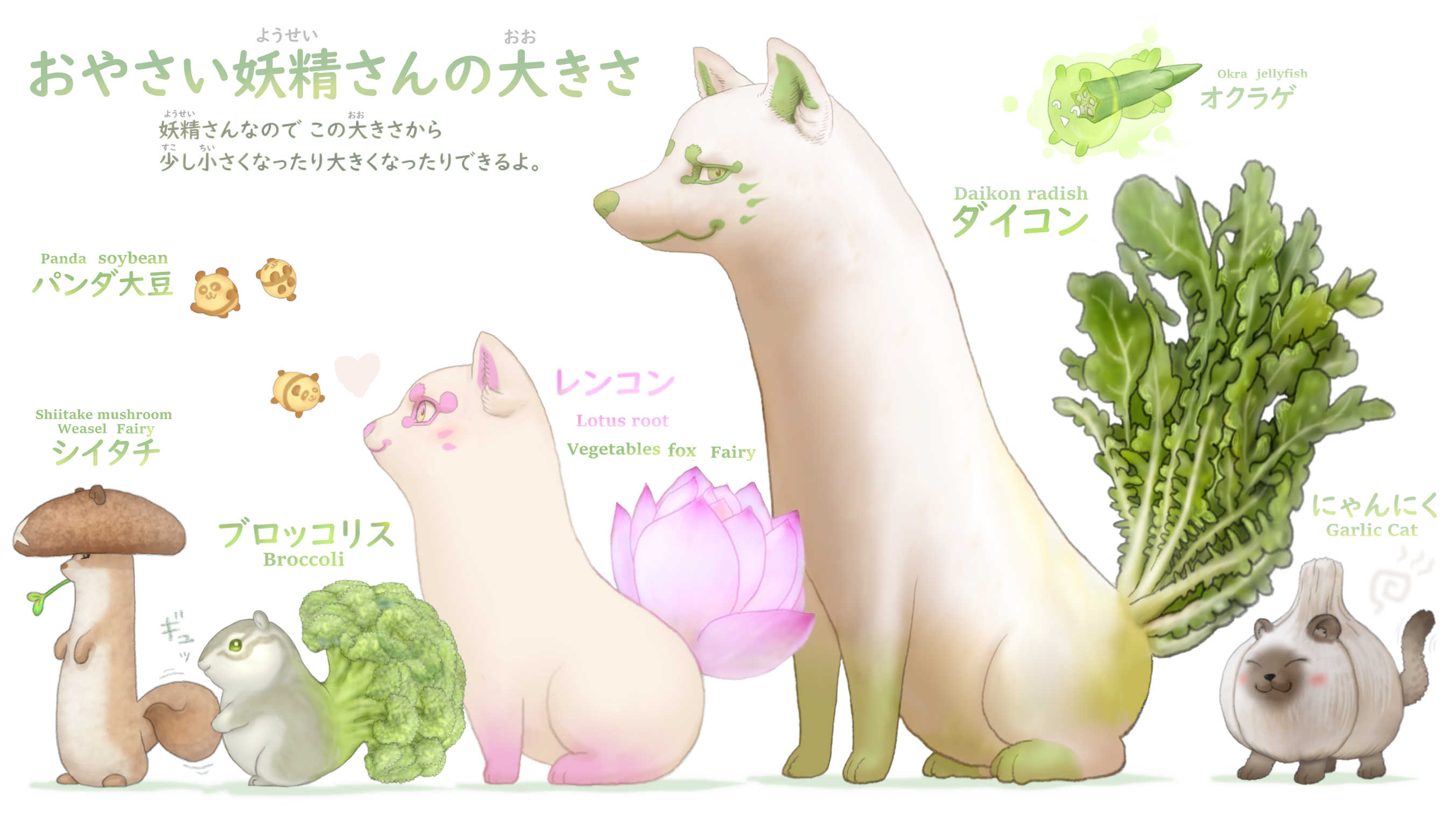 やさいのようせいさん専用 Amazon.co.jp: おやさい妖精さん 大図鑑 : ぽん吉, ぽん吉: 本