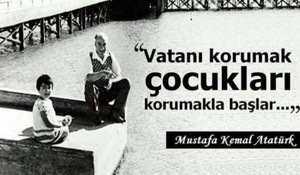 Atatürk'le Kalın 🇹🇷 Twitter पर: "Vatanı korumak çocukları korumakla başlar. Gazi Mustafa Kemal ATATÜRK #TarikatlarKapatılsın https://t.co/Xe5E1KD8nb" / Twitter
