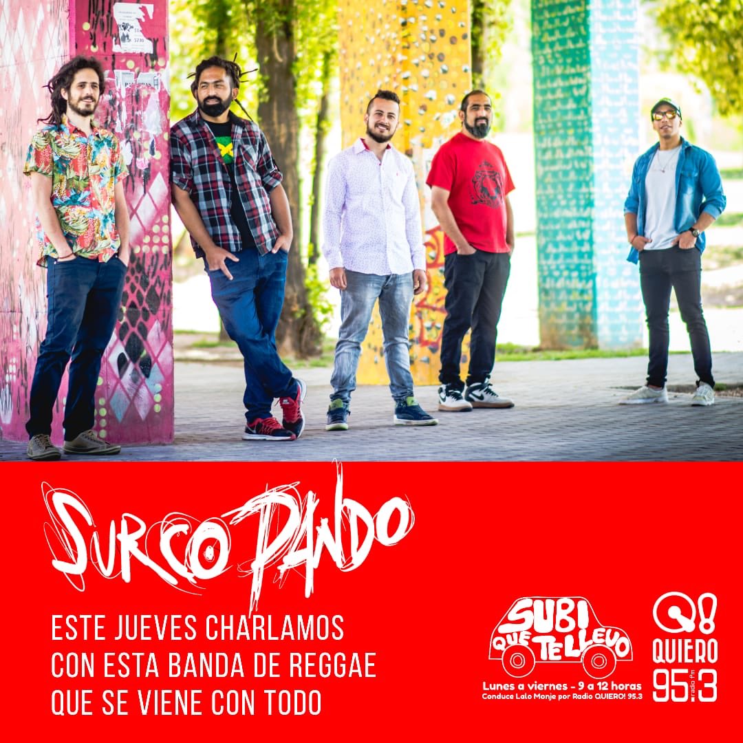 surcopandoOK's tweet photo. Este jueves en vivo en @radioquiero95.3 contando sobre las novedades de la banda! 🔥
.
#reggae #reggaeroots #roots #reggaenespañol #streaming #mendoza #surcopando
@musica_af https://t.co/vhe74J4dzc
