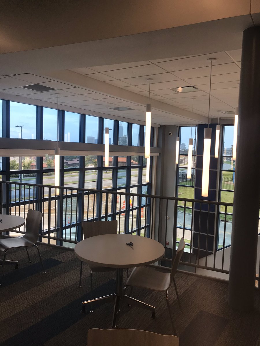 CLEMetroSchools's tweet photo. When the risk of COVID-19 eases and it is safe to return, a new building awaits students from the Garrett Morgan School of Leadership and Innovation and School of Engineering and Innovation. CEO Gordon and others cut the ribbon today. @ohiocitytweets @DetroitShoreway https://t.co/mgL86JKKCX