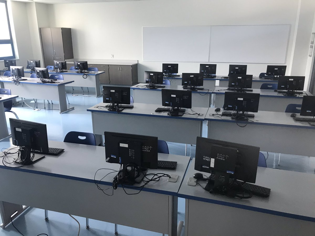 CLEMetroSchools's tweet photo. When the risk of COVID-19 eases and it is safe to return, a new building awaits students from the Garrett Morgan School of Leadership and Innovation and School of Engineering and Innovation. CEO Gordon and others cut the ribbon today. @ohiocitytweets @DetroitShoreway https://t.co/mgL86JKKCX