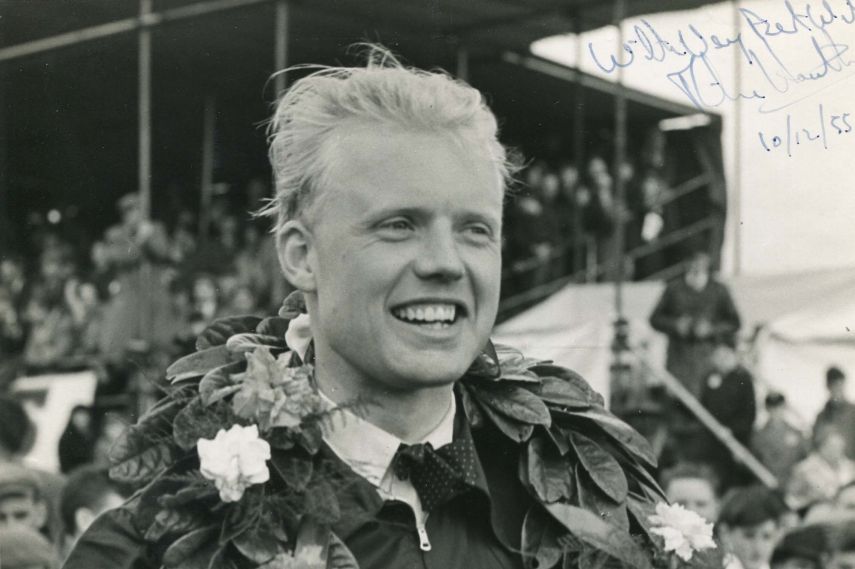 Day 44| Mike Hawthorn 10 April 1929 – 22 January 1959) He was the 1958 F1 driver World Champion. In his career he had 3 Wins, 18 podiums and 4 pole positions . He also was the winner of the 1955 24 Hours of Le MansHe died in a road accident 3 months after retiring #F1