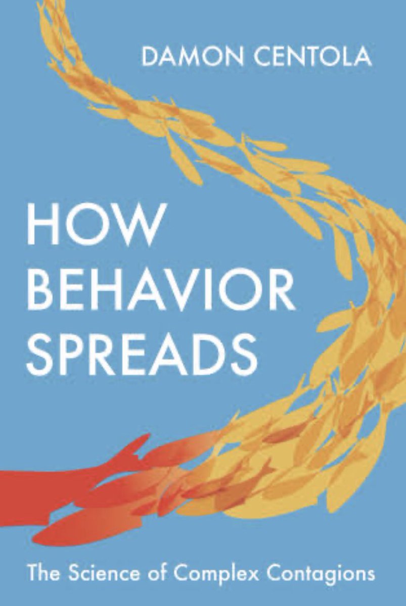 2) Behaviours spread differently to information.Information flows through “connectors”, jumping between social group and spreading rapidly.But behaviour change involves social risk, it needs nurturing and communities that provide social reinforcement. https://g.co/kgs/eAxQVb 