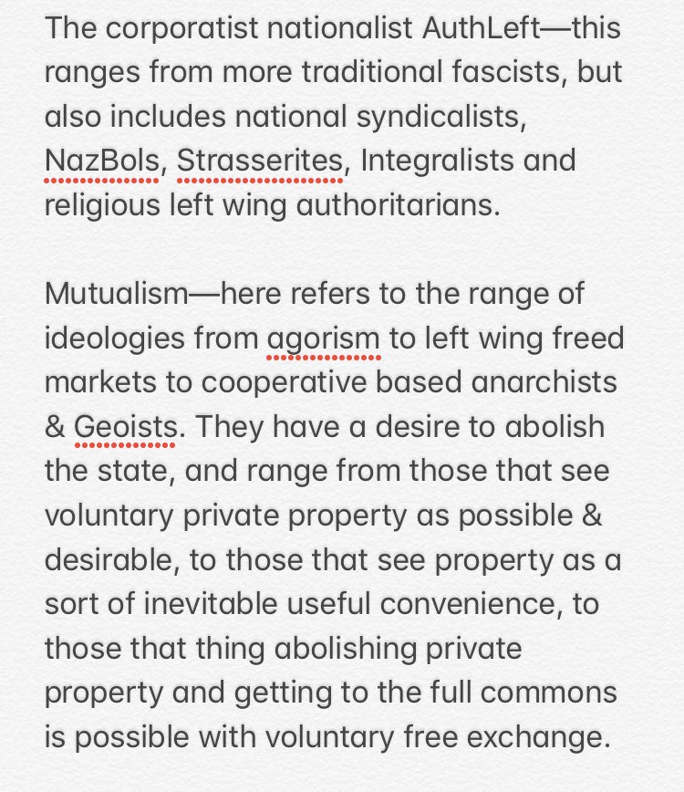 Leftwing corporatist nationalism, either secular & state based (forms of Bonapartism) or ethninationalist (like Strasserites) are the inverse. They accept the moralistic anti market analysis of the left, but not its general values & see the state as inevitable.
