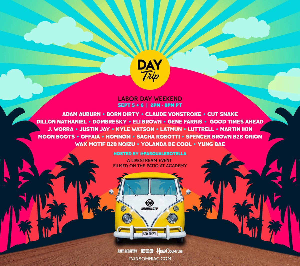 therealNIGHTOUT's tweet image. Who else will be tuning into the Day Trip stream this weekend? #ldw