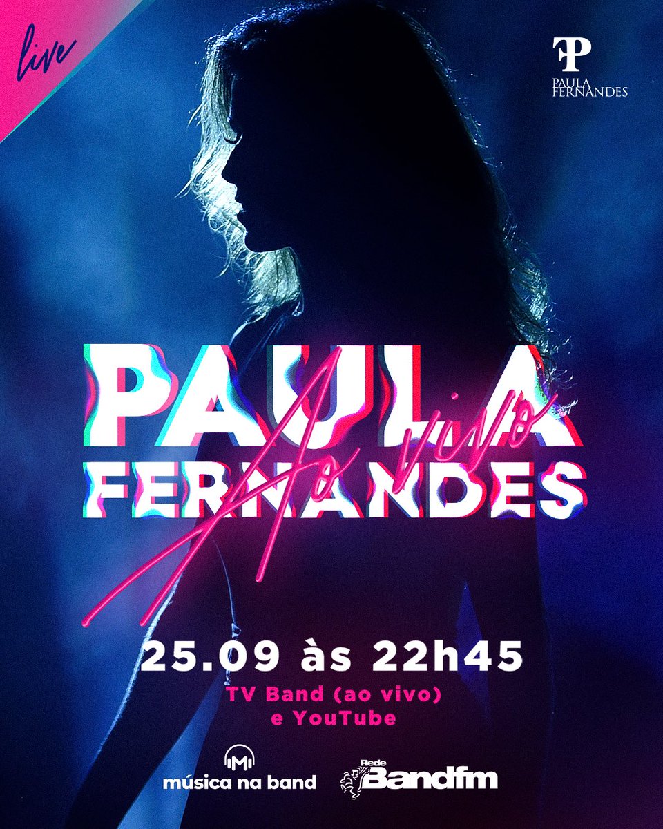 PaulaFernandes7's tweet photo. Meus amores, vcs estão preparados pra essa notícia?? Pra quem sentiu falta de me ouvir ao vivo, teremos um show/live diretamente na @SempreNaBand e Youtube 😍😍😍 Anotem aí: 25 de setembro, às 22h45! É pra afastar o sofá e curtir muito! 👏🏼👏🏼 Simboora! https://t.co/96TL6k7Mhk