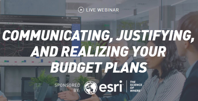 GIS_Advocate's tweet image. Overview of some of the #Cartegraph and #Esri Webinar tomorrow on the topic of  Communicating and Justifying Budget Plans bit.ly/3jGq40e #PublicWorks