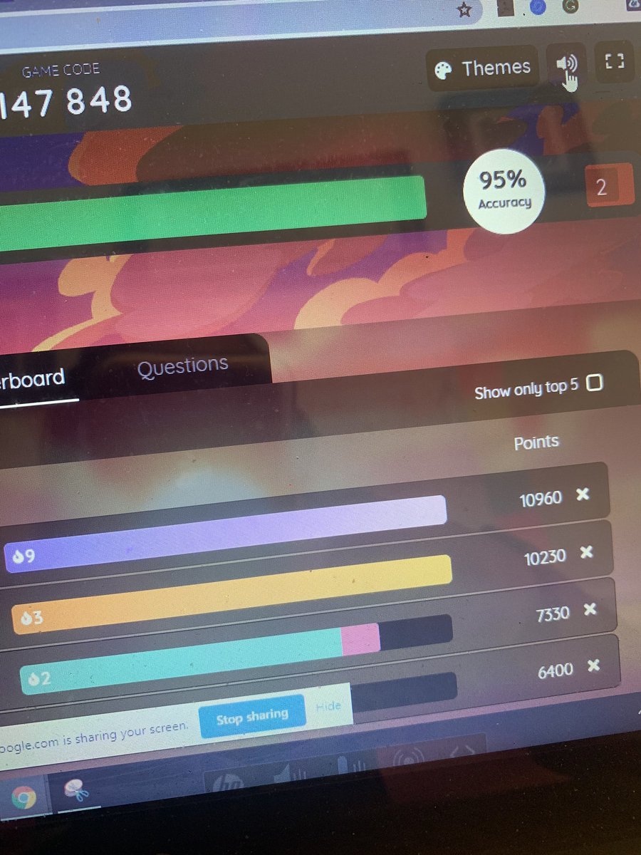 onealmath's tweet photo. Remote learning is going great I’m seeing abt 98% of my students each class. Today, we did quizizz &amp; had friendly competitions. My students are engaged, showing mastery, &amp; having fun. One class finished with 95% accuracy-complex numbers. #RemoteLearning #Passion #Math #FlipGrids https://t.co/z5JtogWU87