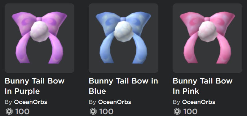 Potionorbs Blm On Twitter Whos Ready For Their Bows Black Coming Soon Pink Https T Co M11iehyk5l Blue Https T Co Lim6uhjpdx Purple Https T Co Glfwrgl2b6 Https T Co Cfzxcsv5px - black bunny tail roblox