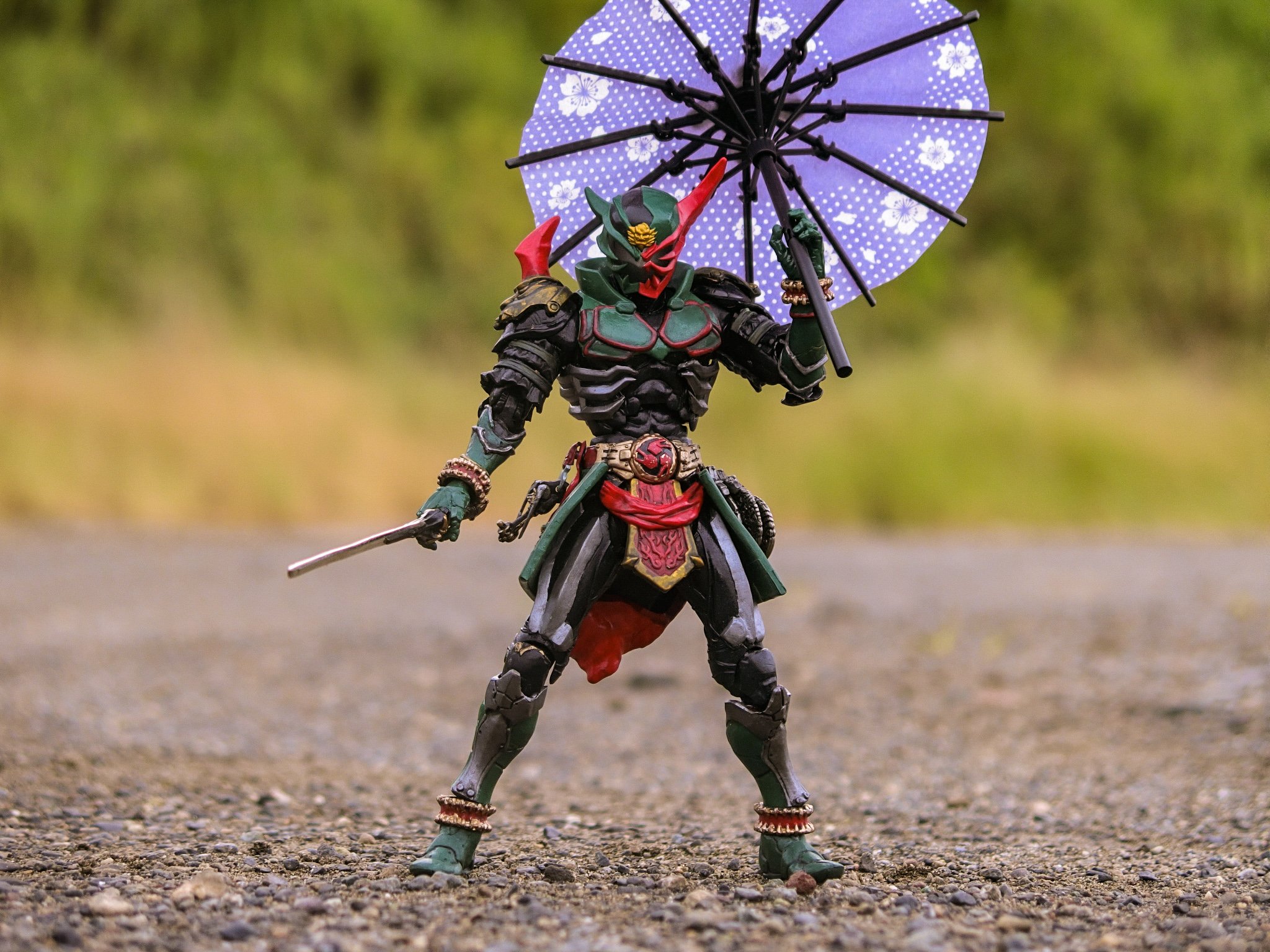 サ*３様 仮面ライダー歌舞鬼 フィギュア 傘付き Yahoo!オークション - 【仮面ライダー歌舞鬼 かぶき】仮面