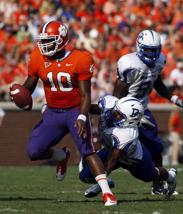 After getting significant snaps behind Kyle Parker as a freshman, Boyd took up the starting role in 2011 and began a run that would see him finish his career as the best Clemson QB of all-time at that point and one of the best in ACC history.
