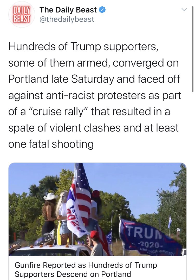  @thedailybeast also has a hagiography for the guy who was shot and killed after attacking Rittenhouse with a skateboard. No mention of the history of domestic violence. But for the Trump supporter? The “he had it coming” tone couldn’t be more clear.