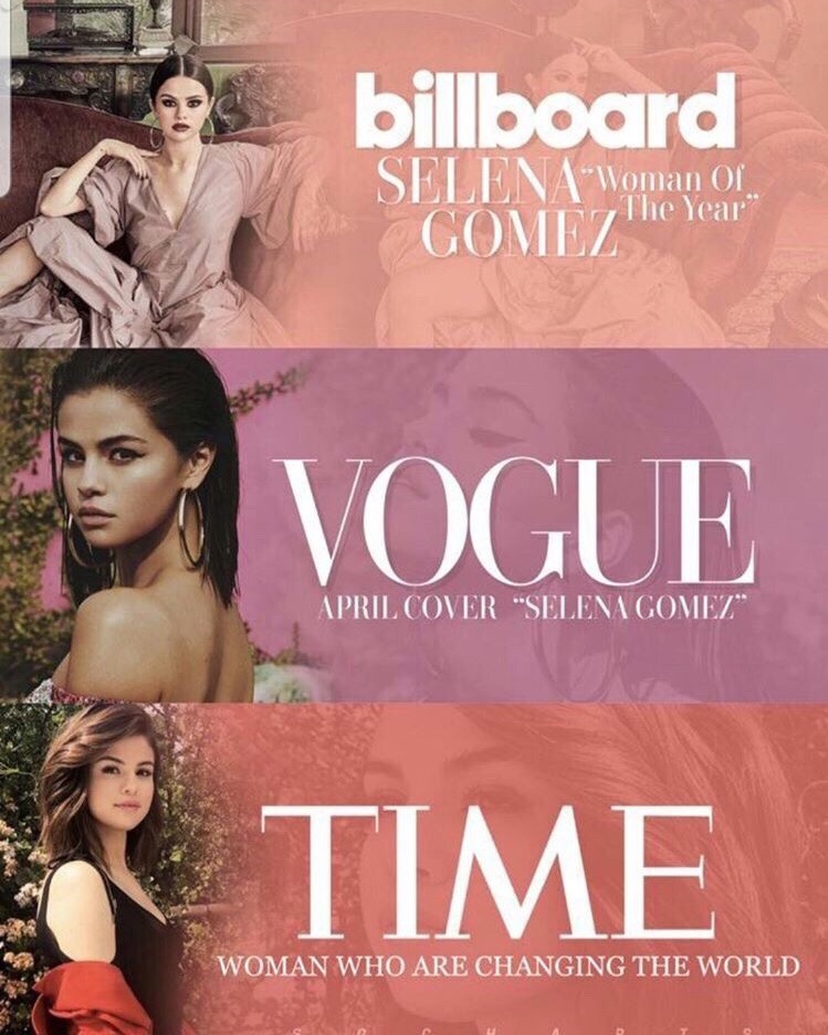 Also she has more than 100 magazines covers Selena’s top magazine covers 