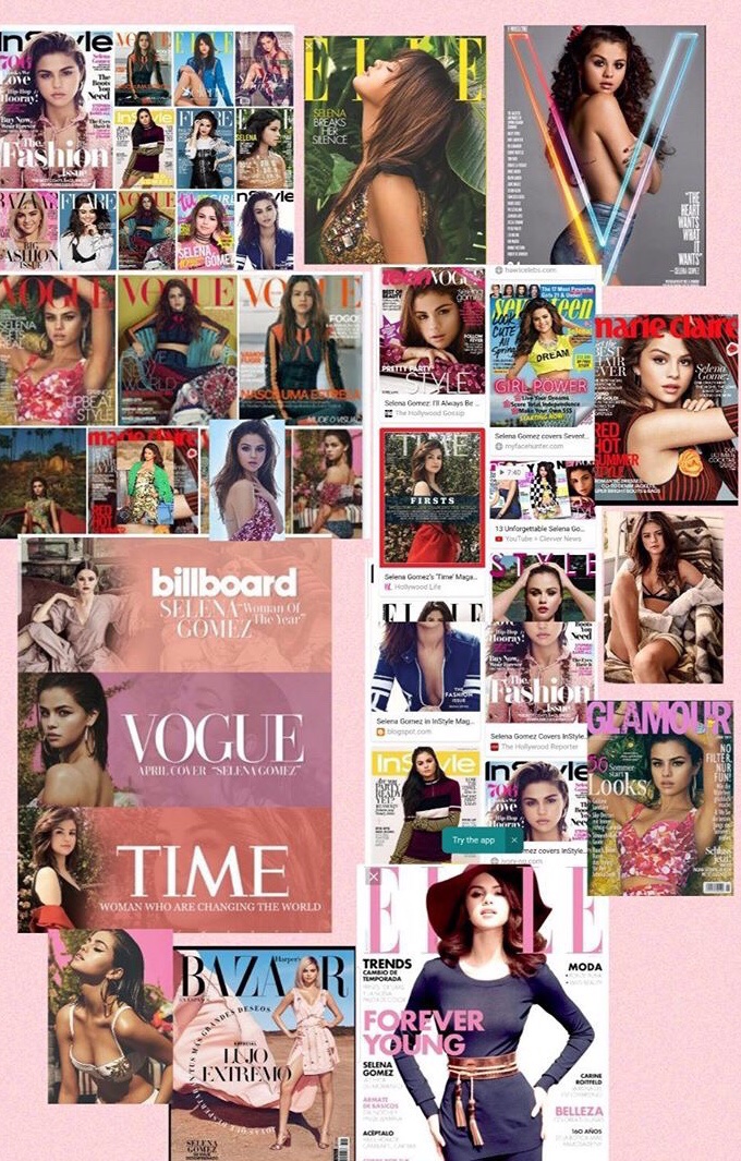 Also she has more than 100 magazines covers Selena’s top magazine covers 