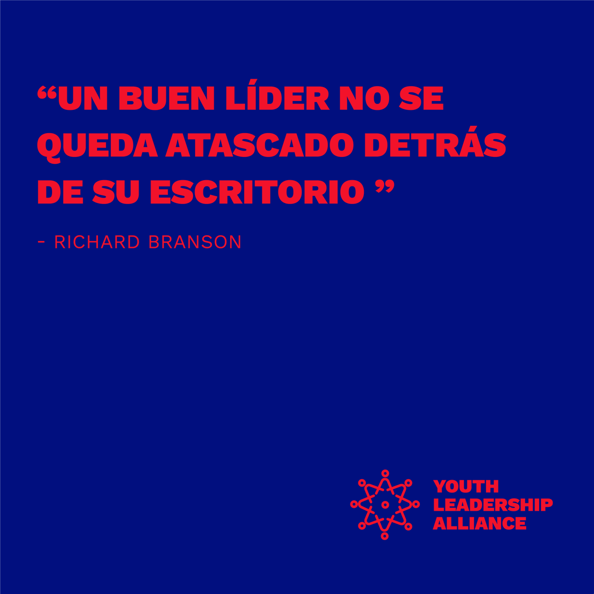#FrasedelaSemana Los verdaderos líderes son aquellas personas que aspiran a dar lo mejor de sí. La juventud empoderada es el mejor ejemplo de liderazgo que podemos mostrar. #YouthEmpowered