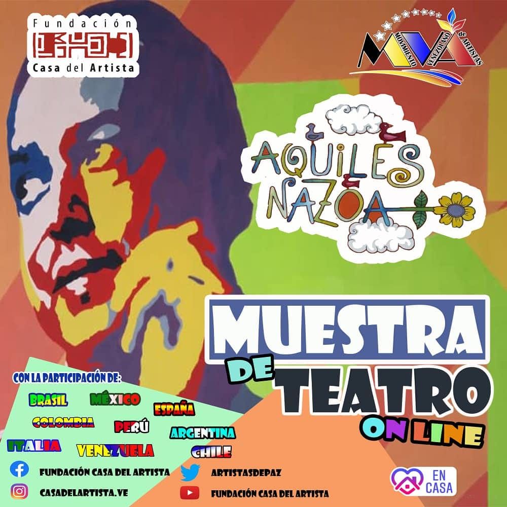 OnTeatro's tweet photo. Pronto disfrutaras de este homenaje al maestro Aquiles Nazoa. No te lo pierdas🎭 síguenos en nuestras redes Instagram @teatrobreveonline Twitter @OnTeatro Facebook Tbo línea. Apoya el talento #teatro #artes #danza #nazoa #aquiles @fundarte_ccs @VeMisionCultura https://t.co/jETtTamBYZ