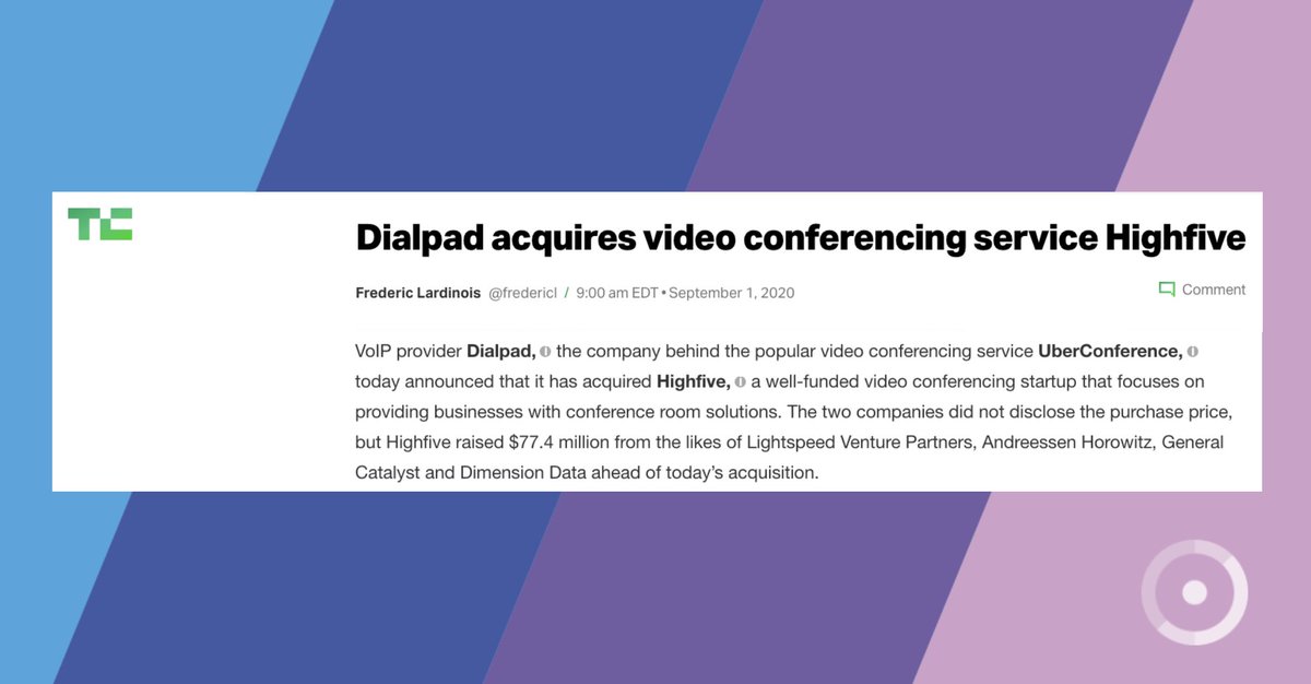 Extra! Extra! 🗞️In case you missed it, some big moves over in the worlds of #Highfive and @DialpadHQ this week! Via @TechCrunch highfive.social/techcrunch #techcrunch #dialpad #videoconferencing #remotework #callcenter #wfh