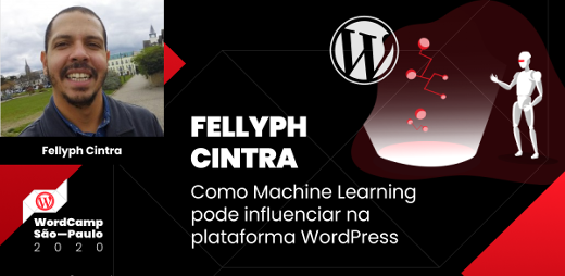 WPsampa's tweet photo. Como Machine Learning pode influenciar na plataforma WordPress? @Fellyph Cintra debate a questão em palestra no WordCamp São Paulo 2020. Garanta o seu ingresso em https://t.co/J9DdxMacpz #WCSP202 #WordPress #Grátis 🤖🤖🤖 https://t.co/7EOxAOfWVl