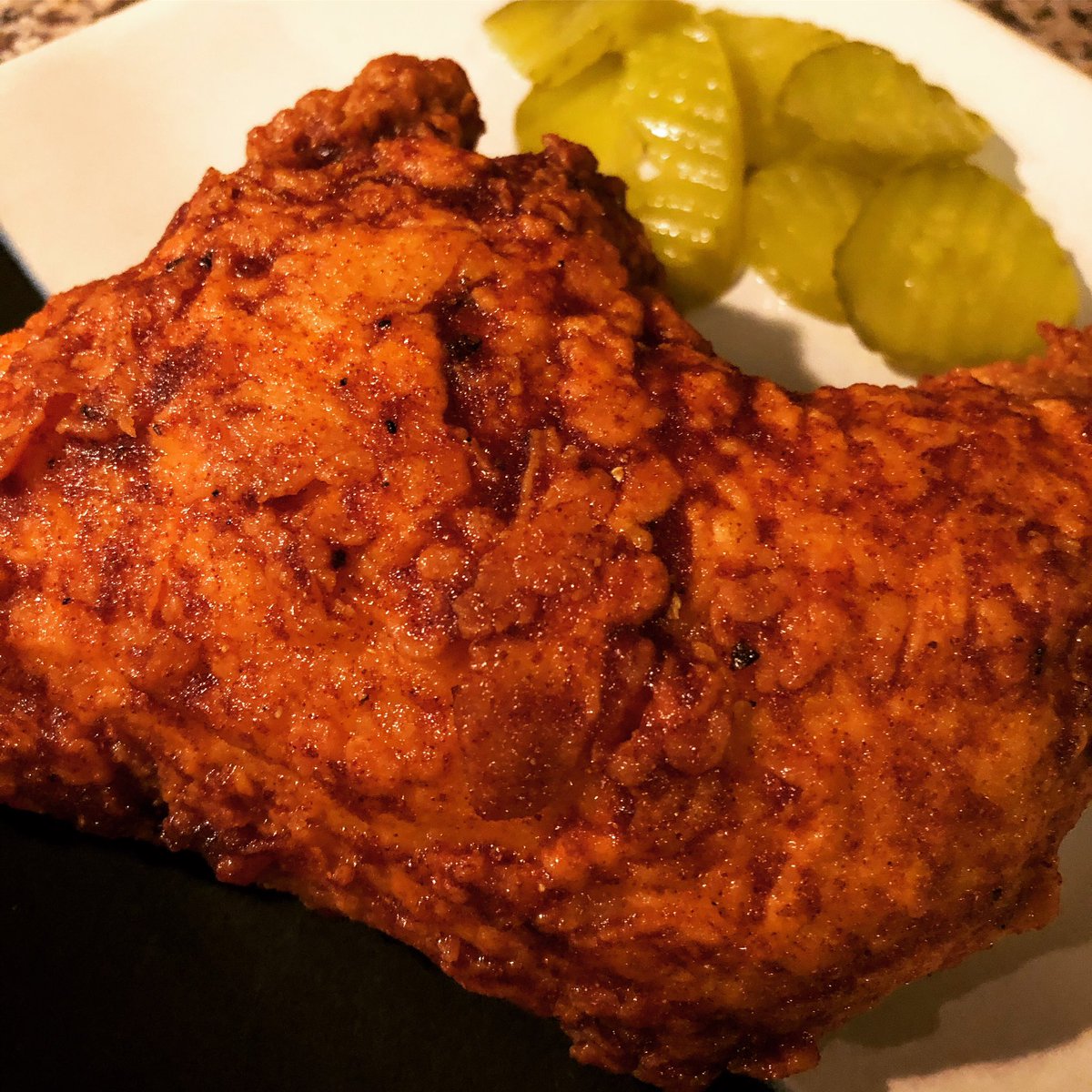 DrVSnax's tweet photo. Actually managed to make some decent Nashville Hot Chicken tonight! Enjoy it with... which film? Walk the Line? Coal Miner’s Daughter? Nashville with Keith Carradine and Karen Black? #snaxperiments https://t.co/rEHbyWaunn