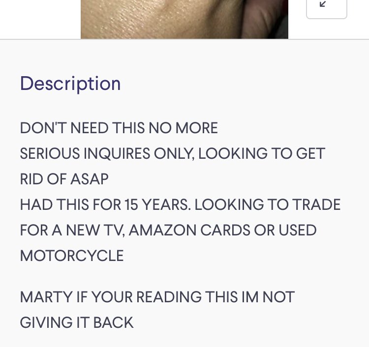 BrockOnAir's tweet image. I can’t tell if this is the saddest or best Kijiji Ad I’ve ever seen!