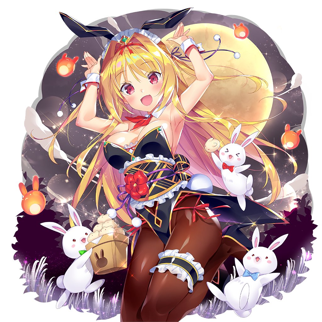 ウチの姫さまがいちばんカワイイ 6日17時からpur ローラ スペルビエさん新登場 お 王子が月に魅了されてしまいましたわ ここはわたくしの美しさをアピールしなければ イラストはひなた睦月さんです お月見の宴に参加するローラさん