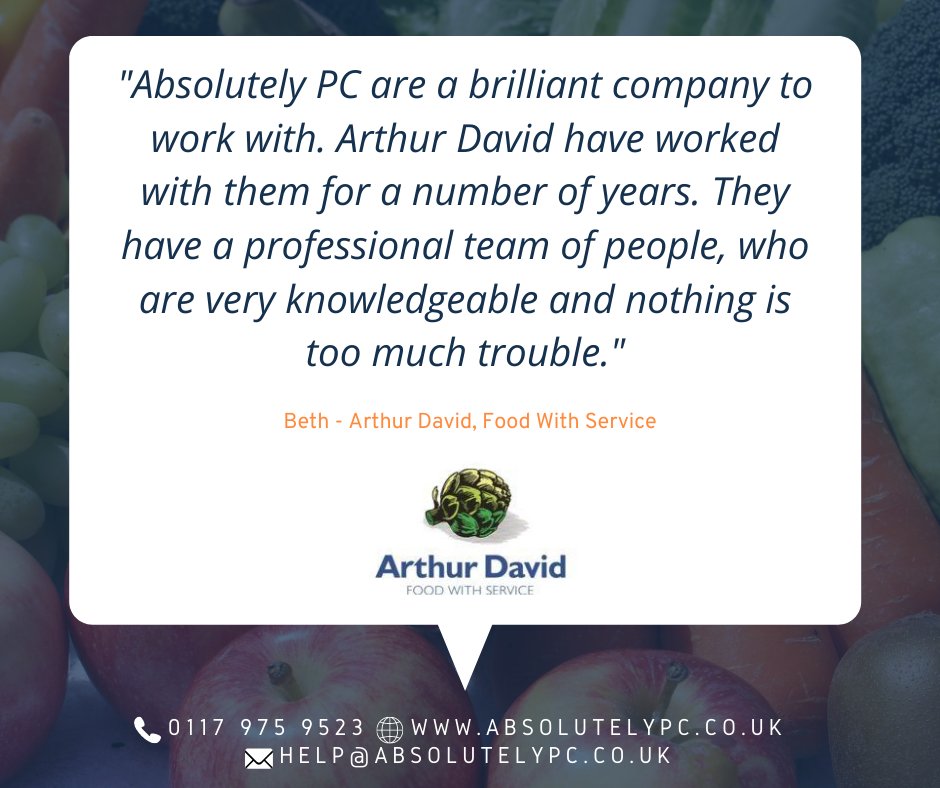 AbsolutelyPC's tweet image. Excellent feedback received from a happy client, well done team!

#testimonial #itsupport