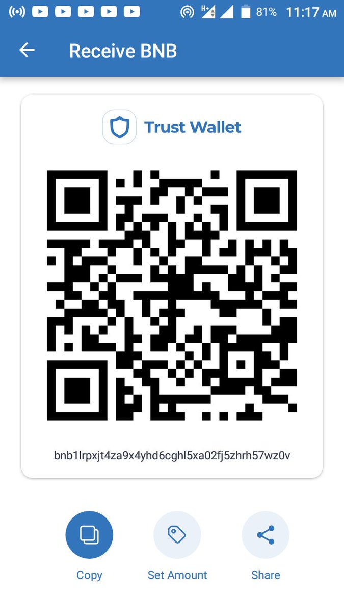 Tarikul85's tweet photo. @KennethBosak @TrustWalletApp @FahimSaykul @smallwhitedoggo @AshokPati25 

bnb address:
bnb1lrpxjt4za9x4yhd6cghl5xa02fj5zhrh57wz0v https://t.co/kCSF6aUulI